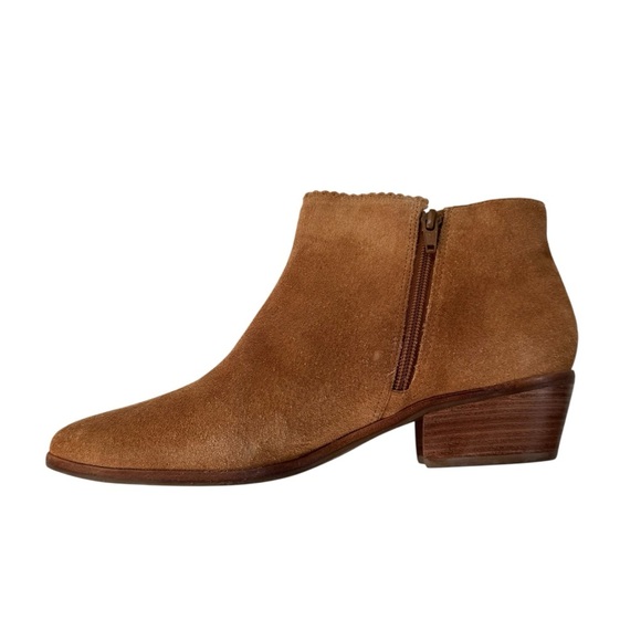 NWT Jack Rodgers Women’s Bailee Cognac Suede Ankle Booties Size 10 - Picture 5 of 15